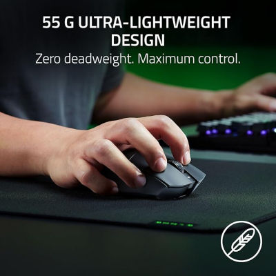 Razer DeathAdder V3 HyperSpeed 超轻量无线人体工学电竞鼠标 3