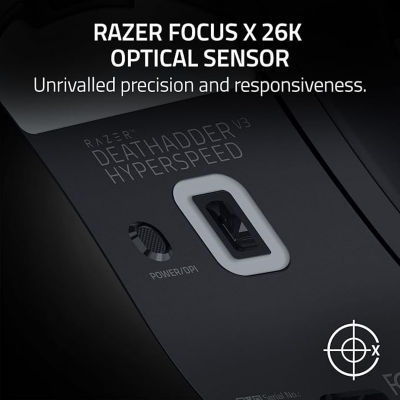 Razer DeathAdder V3 HyperSpeed 超轻量无线人体工学电竞鼠标 5