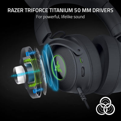 Razer Kraken Kitty V2 Pro - Wired Rgb Headset With Interchangeable Ears 5