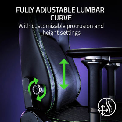 Razer Iskur V2 - 内置腰部支撑的游戏椅 4