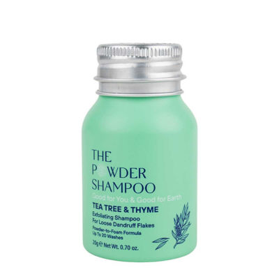 The Powder Shampoo [BUNDLE] 1 x Exfoliating Shampoo For Loose Dandruff Flakes 20g + 1 x Energising Body Foam Wash For All Skin Types 20g 2