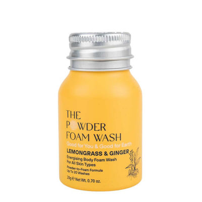 The Powder Shampoo [BUNDLE] 1 x Exfoliating Shampoo For Loose Dandruff Flakes 20g + 1 x Energising Body Foam Wash For All Skin Types 20g 8