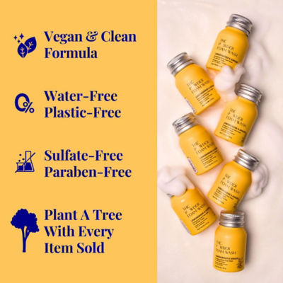 The Powder Shampoo [BUNDLE] 1 x Strengthening Shampoo For Normal and Sensitive Scalps 20g + 1 x Energising Body Foam Wash For All Skin Types 20g 13