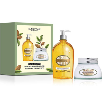 L'OCCITANE Almond Shower Oil & Milk Concentration Set