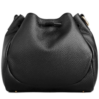 BRAUN BÜFFEL Braun Buffel Nodus Medium Bucket Bag in Black 3
