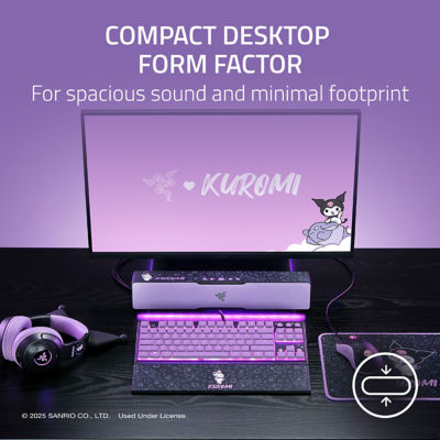 Razer Leviathan V2 X - PC 游戏条形音箱 - Kuromi 版 3