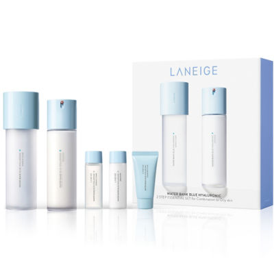 LANEIGE Water Bank Blue Hyaluronic Combi/Oily Skin Essential 2 Step Set