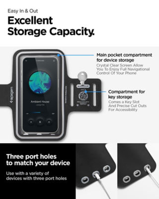 Spigen A703 Dynamic Shield Running Armband 3