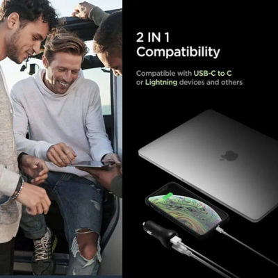 Spigen 30W USB-C Power Delivery Car Charger 5