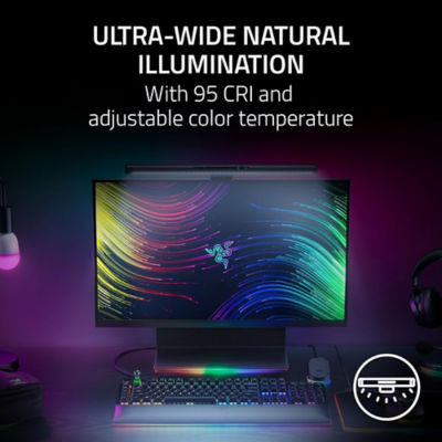 Razer Aether Monitor Light Bar – RGB LED Light Bar for Gamer Rooms 3