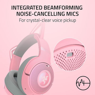 Razer Kraken Kitty V2 BT - Wireless Bluetooth RGB Headset with Kitty Ears 4