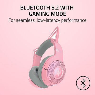 Razer Kraken Kitty V2 BT - Wireless Bluetooth RGB Headset with Kitty Ears 6