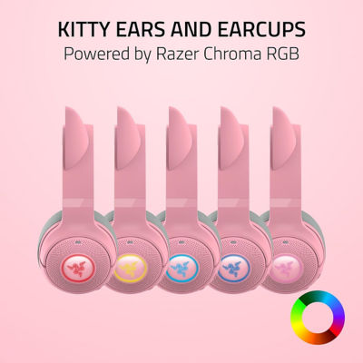 Razer Kraken Kitty V2 BT - Wireless Bluetooth RGB Headset with Kitty Ears 7