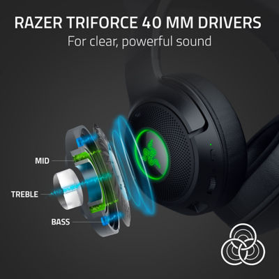 Razer Kraken Kitty V2 BT - 带 Kitty Ears 无线蓝牙 RGB 耳机 5
