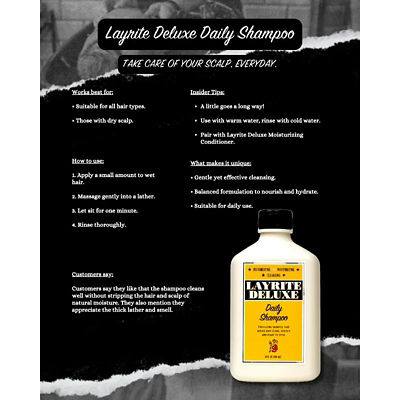 Layrite Deluxe Layrite Daily Shampoo 300ml 4