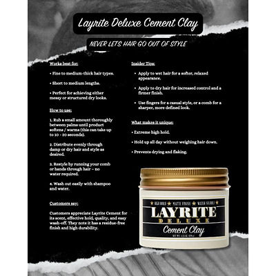 Layrite Deluxe Layrite Cement Clay 4