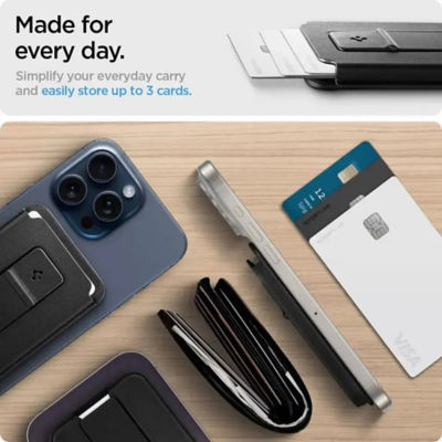 Spigen Magnetic Card Holder Wallet Smart Fold 2 3