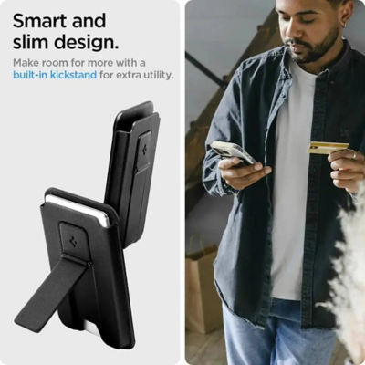 Spigen Magnetic Card Holder Wallet Smart Fold 2 4