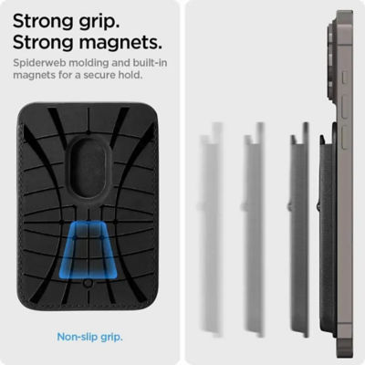 Spigen Magnetic Card Holder Wallet Smart Fold 2 5