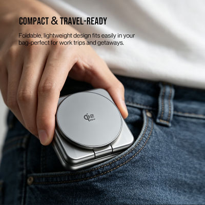 SKYZER SZCC617GY | Qi2.2 25W 3-in-1 Foldable Wireless Charger 12