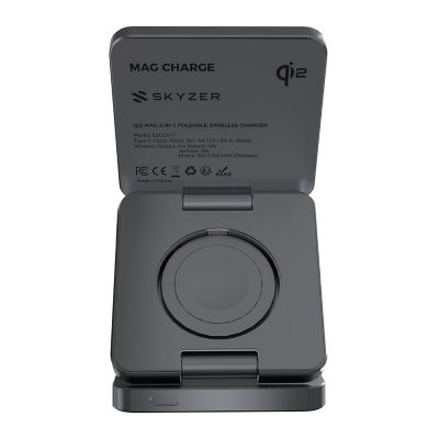 Skyzer CC617 Mag Charge Qi2 3-In-1 Foldable Wireless Charger 5