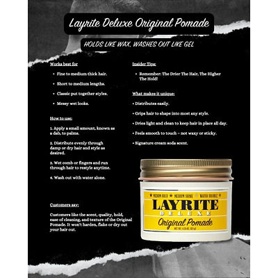 Layrite Deluxe Layrite Original Pomade 4