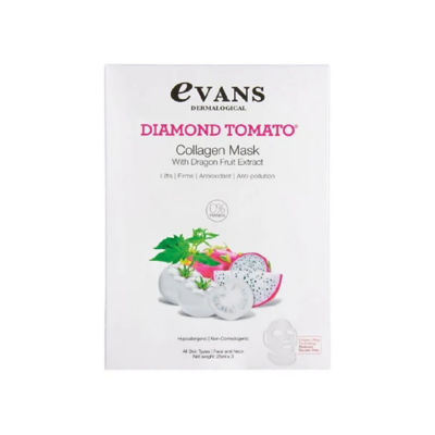 Evans Diamond Tomato Collagen Mask 3's