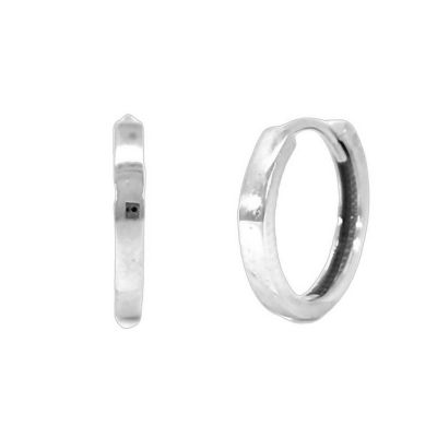 Goldheart Arden White Gold Hoop Earrings 1
