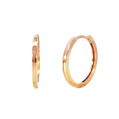 Goldheart Arden Rose Gold Hoop Earrings 1