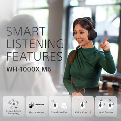 Sony WH-1000XM6 Noise Cancelling Wireless Headphones (XM6) 11