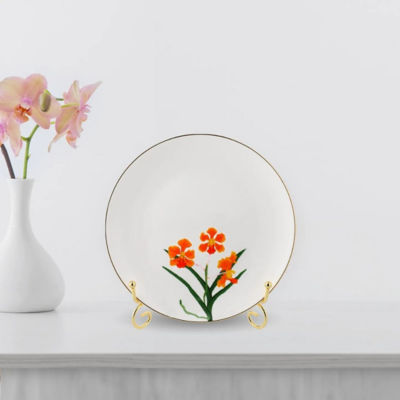 JOURNEY PAPILIONANDA ORCHID WHITE - BONE CHINA PLATE 3