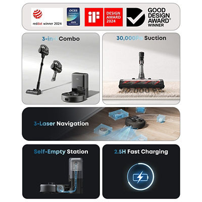 eufy Robot Vacuum 3-in-1 E20 Set 2