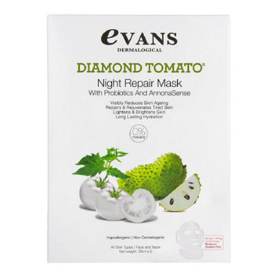 Evans Diamond Tomato Night Repair Mask 5's