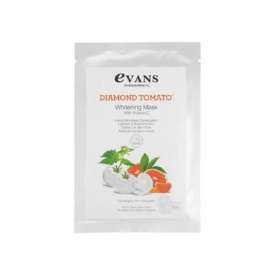 Evans Diamond Tomato Whitening Mask 5's 2