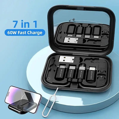 Skyzer AC500 Multi USB Charger Adapter Cable Kit 6