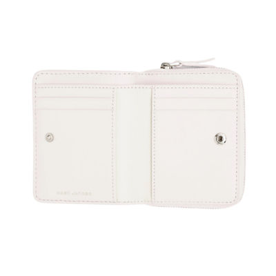 MARC JACOBS THE MINI COMPACT WALLET - COTTON 3