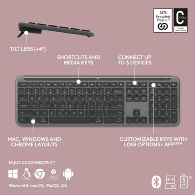 Logitech Signature Slim Keyboard K950 9