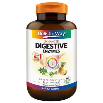 Holistic Way 强化消化酶 — 素食 (60 粒素胶囊) 1