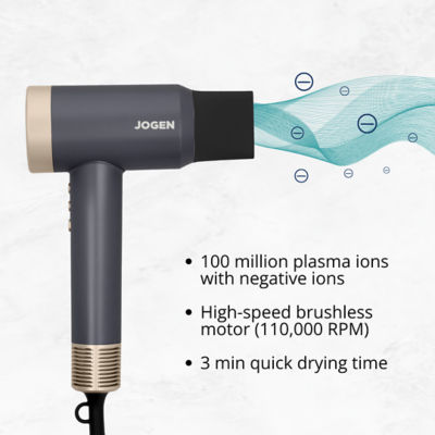 JOGEN HD 7221 HIGH SPEED PLASMA ION HAIRDRYER 1800W 5