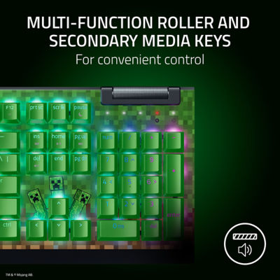 Razer BlackWidow V4 X - Mechanical Gaming Keyboard (Green Switch) 4