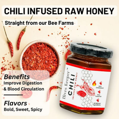 Hives Keeper 活力蜜辣生蜂蜜礼盒 （水蜜桃 + 香辣蜂蜜） 250g x 2 6