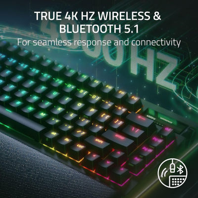 Razer BlackWidow V4 Pro 75% - OLED 无线热插拔游戏键盘 - 美国布局 6