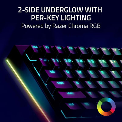 Razer BlackWidow V4 Pro 75% - OLED 无线热插拔游戏键盘 - 美国布局 7