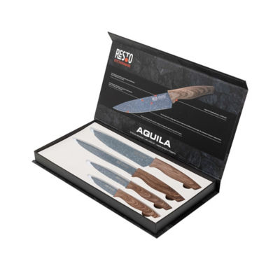 RESTO KITCHENWARE AQUILA 95503 4 PCS KNIFE SET 17