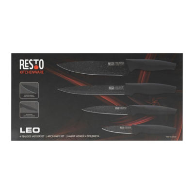 RESTO KITCHENWARE LEO 95504 4 PCS KNIFE SET 4