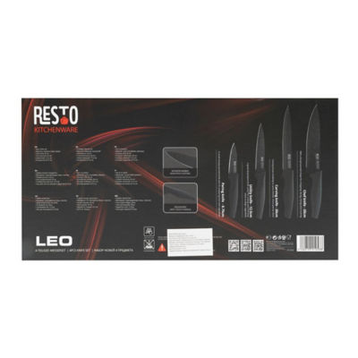 RESTO KITCHENWARE LEO 95504 4 PCS KNIFE SET 5