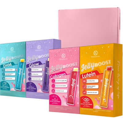 KINOHIMITSU [Bundle] JellyBoost Collagen 15s + JellyBoost Lutein 15s + JellyBoost Glow 15s + JellyBoost DHM 15s 1