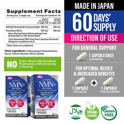 LABO NUTRITION [Bundle] Le Ageless Placenta99 with Ceramide + Le Ageless NMN+ 9