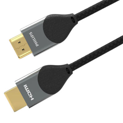 Philips HDMI Cable 3M, 2.0 Cert, 4K 60 Hz, Braided Cable 3