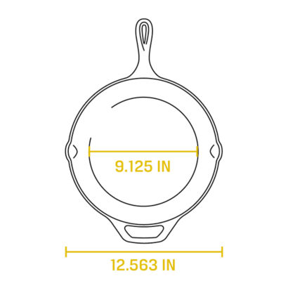Lodge Classic Seasoned Cast Iron Skillet (12"/30.48cm) 7